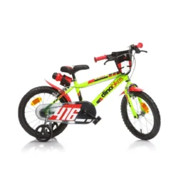 Bicicletta da Bambino Ruota 16 Pollici 4 5 6 7 anni Rotelle Freni Bici per Bimbo