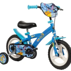 Bicicletta da Bambino Stitch Ruota 12 Pollici Bici Bimbo con Rotelle