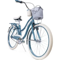 Bicicletta da Ragazza Donna Ruota 26 Pollici Blu Passeggio