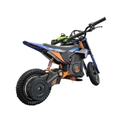 Bicicletta Elettrica Cross per Bambini 24V X-Bike Blu con Sospensioni