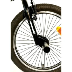 Bicicletta Freestyle 20" Nero Beige per Bambini Ragazzi Acciaio Hi-Ten