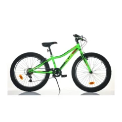 Bicicletta Mountain Bike Ruota 24 Pollici da Ragazzo Uomo Bici 6 Cambio Bambino