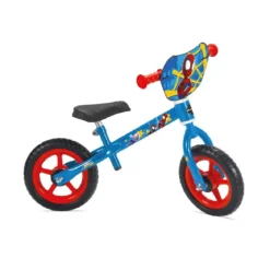 Bicicletta Pedagogica Spiderman a Spinta Senza Pedali Bici Balance Bike Bambino