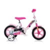 Bicicletta per Bambina 10 Pollici con Rotelle 2 3 4 anni Bici Bimba Dino Bikes
