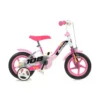 Bicicletta per Bambina 10 Pollici Freno Davanti Rotelle 2 3 4 anni Bici da Bimba