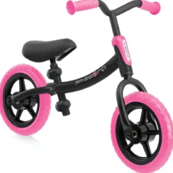 Bicicletta per Bambini 2-5 anni Rosa Neon Regolabile per Equilibrio