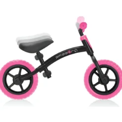 Bicicletta per Bambini 2-5 anni Rosa Neon Regolabile per Equilibrio