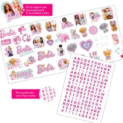 Bicicletta per Bambini Barbie Bianco Rosa Senza Pedali Balance Bike