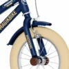 Bicicletta per Bambini 14" Blu Vintage Regolabile con Stabilizzatori