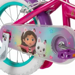 Bicicletta per Bambini con Rotelle 12" Gabby's Dollhouse Rosa Hi-Ten