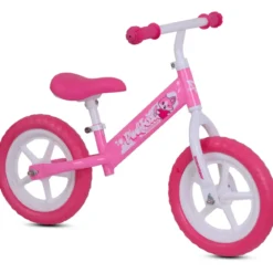 Bicicletta per Bambini Equilibrio Pink Fox Rosa Senza Pedali 2-3 Anni