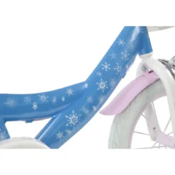 Bicicletta per Bambini 14" Frozen Disney Azzurro Cestino Portabambola