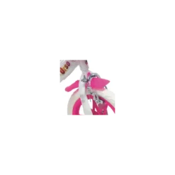 Bicicletta per Bambini 12" Masha e Orso Bianco con Portabambola Rotelle
