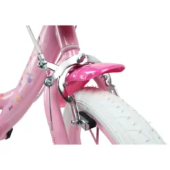 Bicicletta per Bambini 16" Minnie Disney Rosa Cestino Portabambola