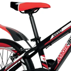 Bicicletta per Bambini Mountain Bike 20" V-Brake Ammortizzata Rossa