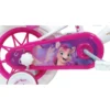 Bicicletta per Bambini My Little Pony 12" Bianco Rosa Rotelle Cestino