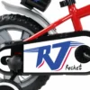 Bicicletta per Bambini 12" Rosso Rocket Rotelle Borraccia Trombetta