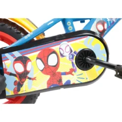 Bicicletta per Bambini Spidey Marvel 12" Azzurro Rotelle Removibili