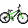 Bicicletta per Bambini 20" Sportiva Verde Sportiva 7 Marce Cavalletto