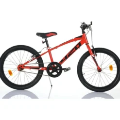 Bicicletta 20 Pollici Cambio Shimano 6 Velocità Telaio Acciaio Rosso