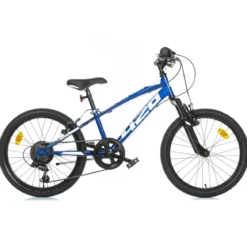 Bicicletta 20 Pollici MTB Sospensioni Moutain Bike Cambio 6 Marce