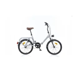 Bicicletta Ruota 20 Pieghevole Grigio Borsa da Passeggio Donna x Andare a Lavoro