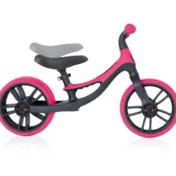 Bicicletta Senza Pedali per Bambini 2-5 Anni Rosa Neon Regolabile
