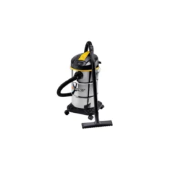 Bidone Aspiratutto Acciaio 1600w Aspira Polvere Solidi Liquidi Senza Sacco