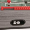 Biliardino Gioco Calciobalilla MDF Rovere Grigio da Interno Regolabile
