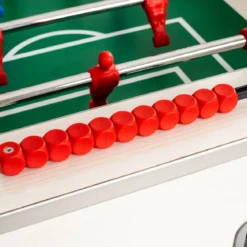 Biliardino Gioco da Esterno Calciobalilla Impermeabile Bianco Giardino