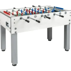 Biliardino Gioco da Esterno Calciobalilla Impermeabile Bianco Giardino