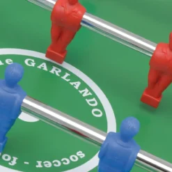 Biliardino Gioco Pieghevole Aste Uscenti Calciobalilla Blu da Interno