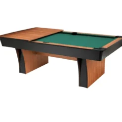 Biliardo Trasformabile Tavolo da Pranzo Piano in MDF Campo 200x100 cm