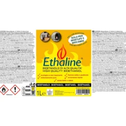 Bioetanolo 12 Taniche 1L per Biocamini e Stufe Combustibile Naturale