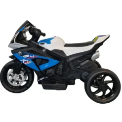 BMW Moto Elettrica per Bambini a Batteria 3 Ruote Scooter Triciclo Cavalcabile