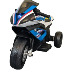 BMW Moto Elettrica per Bambini a Batteria 3 Ruote Scooter Triciclo Cavalcabile