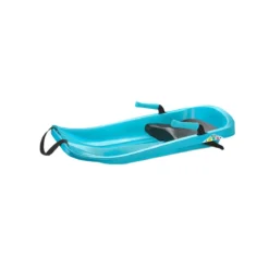 Bob Neve Bambini 85x41,5 cm Monoposto con 2 Leve Freno e Sterzo