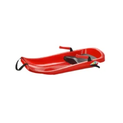 Bob Neve Bambini 85x41,5 cm Monoposto con 2 Leve Freno e Sterzo