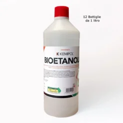 12 Bottiglie 1 litro Bioetanolo Liquido Combustibile Bio Camino Stufa Caminetto