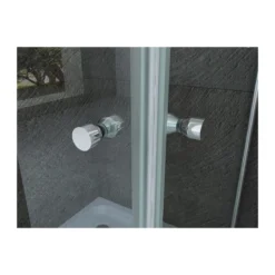 Box Cabina Doccia 2 Anta Battente 70 x 80 90 100 Fissa 8 mm Angolare Cristallo