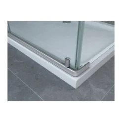 Box Cabina Doccia Anta Battente 70 80 90 100 120 140 Parete Fissa 8mm Cristallo
