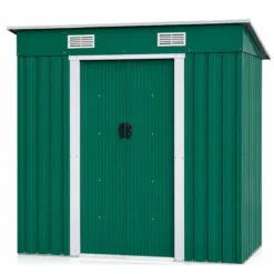 Box Casetta 194x121 per Attrezzi Capanno Ricovero Lamiera Giardino Ripostiglio
