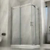 Box Doccia Angolare 8 mm 2 Lati Porte Scorrevole 70 x 80 90 100 120 in Cristallo