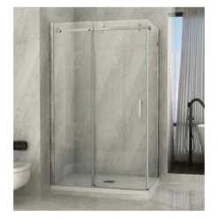 Box Doccia Angolare 8 mm Parete Fissa Scorrevole 70 80 90 100 120 140 Cristallo