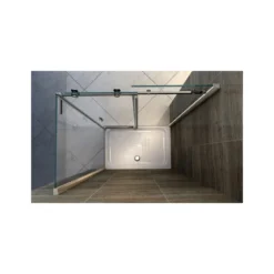 Box Doccia Angolare 8 mm Parete Fissa Scorrevole 70 80 90 100 120 140 Cristallo