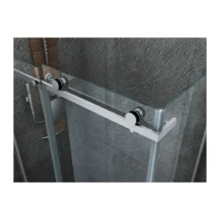 Box Doccia Angolare 8 mm Parete Fissa Scorrevole 70 80 90 100 120 140 Cristallo