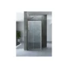 Box Doccia Angolare 6 mm 1 Parete Anta Fissa 1 Porta Scorrevole Cabina Cristallo