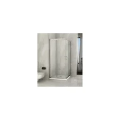 Box Doccia Cristallo 6 mm Vetro Angolo 2 Lati Scorrevole Quadrato Rettangolare