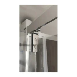 Box Doccia 3 Lati 6 mm Anta Battente Saloon 60 70 80 90 100 110 120 130 140 cm