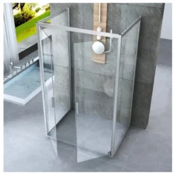 Box Doccia 3 Lati 6 mm Anta Battente Saloon 70x70x70 cm